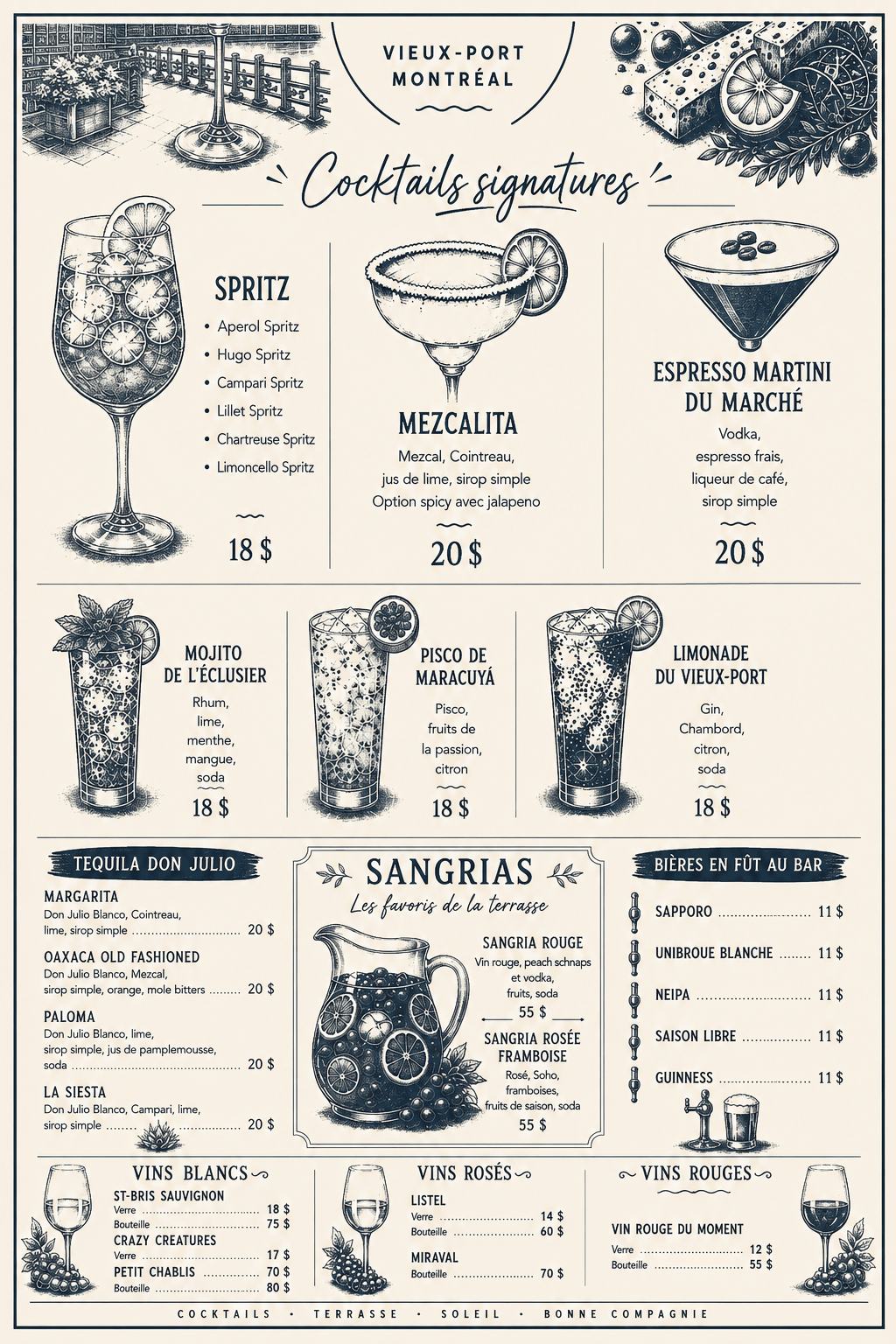 Menu Cocktail Marche des Eclusiers (1)